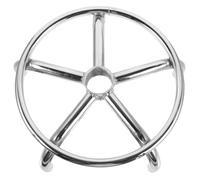 NUOBESTY Base De Chaise De Bar Plaque Comptoir Pièces De Base Pivotantes pour Chaise Roulette Meubles Jeu Remplacement S'asseoir Inclinaison Ergonomique Pivot Socles Alliage D'aluminium