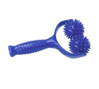NUOBESTY Bâton de Massage Manuel en Y à Picots pour Muscles Profonds Bleus | Abs et Pvc, Rouleau à Structure Piquante, Usage Polyvalent, pour Sportifs et Travailleurs de Bureau