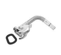 NUOBESTY Bec Verseur en Acier Inoxydable pour Bidon D’Essence Buse de Rechange Résistante à la Corrosion Compatible Bidons D’Huile et Carburant pour Camping Automobile et Usage