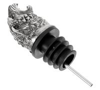 NUOBESTY Bec Verseur Vin Alliage Tête de Tigre Bouchon Étanche Anti-oxydation pour Bouteilles de Vin et Liqueur Design Animalier Décoratif