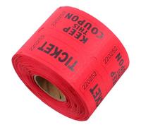 NUOBESTY Billets de Tombola en Papier Rouge et Usage Polyvalent pour Célébrations Design Unique et Réunions Annuelles d'entreprise