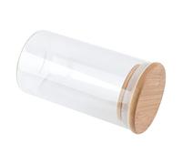 NUOBESTY Bocal En Verre Avec Couvercle En Liège Pots De Stockage De Nourriture En Verre Bonbonnière En Verre Transparent Un Verre Stockage De Grains De Café Pot à Sucre Goûter Des Haricots