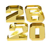 NUOBESTY Boîte à Bonbons Carton à Remplir Forme De Chiffre Pour Chocolats Et Fraises Pour Fêtes De Remise De Diplômes Nouvel An