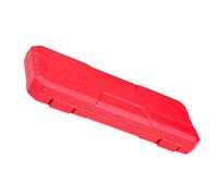 NUOBESTY Boîte à étrier Graphiques numériques étriers Support de Stockage d'étrier Cas Caisse à Outils Caisse de Rangement conteneur d'outils de Mesure récipient de Stockage Plastique Rouge