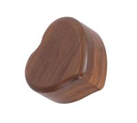 NUOBESTY Boîte à Musique en Noyer Forme Cœur à Remontage Automatique Coffret Mélodieux Décoratif Saint-Valentin Présent Romantique Bois Marron pour Anniversaires et Décoration Intérieure