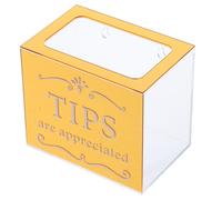 NUOBESTY Boîte à Suggestions Acrylique Contenant pour Tirage Sort Boîte à Dons avec Fente Pratique pour Billets et Votes