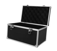 NUOBESTY Boîte boîte à Outils Universel Prise Compartiment boites de Stockage Devoir Petit Cas malette Outils Vide boîtier en Aluminium Grand Coffre Outils Plastique ABS