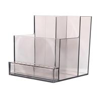 NUOBESTY Boîte de Rangement en Plastique pour Ponceuse à Ongles Professionnelle Noire, Support Organisé pour Broyeurs de Manucure, pour Salon de Beauté ou Domicile