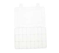 NUOBESTY Boîte de Rangement Multi Compartiments Transparent avec Couvercle Conteneur Amovible pour Outils Accessoires Cases Ajustables pour Organisation