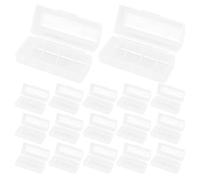 NUOBESTY Boîte de Rangement pour 30 Piles 26650 Monoblocs Plastique Transparent Compact et Léger Étui de Protection Anti-Court-Circuit Organiseur Portable pour Voyages et Bureaux