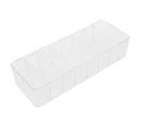 NUOBESTY Boîte de Rangement pour Câbles Organiseur Électronique avec Compartiments et Couvercle Gestion des Câbles pour Bureau Écouteurs et Accessoires Électroniques