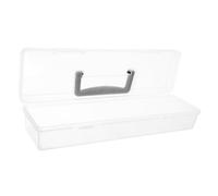 NUOBESTY Boîte De Rangement pour Couvercle Transparent Mini Boîte à Outils Portable pour Écrous Et Boulons Organisateur De Petites pour Travaux Manuels Et Papeterie
