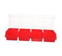 NUOBESTY Boîte Plastique De Rangement Organisateur De Vis Et Boulons Étui à Compartiments Conteneur De Stockage pour Atelier Et Bricolage