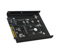 NUOBESTY Boîtier Msata pour Ssd Carte Adaptatrice Msata vers Double Interface Serial Ata Compatible Formats