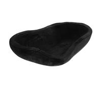 NUOBESTY Bol en Bois Sculpté la Main Forme Irrégulière Noir Rustique pour Décoration et Rangement Fruits, Noix ou Clés, pour Table à Manger ou Décor Maison