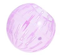 NUOBESTY Boule de Hamster Transparente en Plastique 10cm, Portable et Design Unique, d'exercice pour Gerbils et Petits Animaux Domestiques