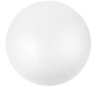 NUOBESTY Boule en mousse blanche de 20 cm pour travaux manuels - Boule en polystyrène blanc pour modélisation de vacances et projets scolaires