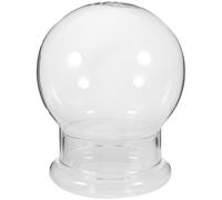 NUOBESTY Bouteille Décorative en Verre Transparent 1pc, Terrarium en Verre pour Plantes, Dôme Écologique à Micro-Paysage Petite Ouverture, Contenant pour Mousse et Aménagement Paysager