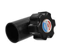 NUOBESTY Bouton de Base de Parapluie en Plastique Noir, Accessoire Portable et Complet pour Réparation de Parasol Terrasse, Adapté Tube Droit 38/34 Mm, Design Élégant Style Romain