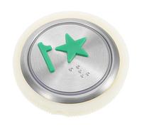 NUOBESTY Bouton-Poussoir de Remplacement pour Ascenseur 1Er Étage en Acier Inoxydable Bouton D’Ascenseur 1 sans Braille Accessoire Pièces Détachées pour Ascenseurs Visibilité Améliorée