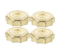NUOBESTY Boutons De Commande Pour Cuisinière à Gaz Métalliques Universels Résistants Haute Température Lot De 4 Boutons Demi-cercle Pour Brûleur, Remplacement Professionnel Cuisine Commerciale