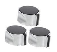 NUOBESTY Boutons De Cuisinière à Gaz 8mm 3pcs Accessoire De Remplacement En Alliage De Zinc Bouton De Commande Pratique Compatible Cuisinières à Gaz Installation Facile