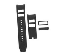 NUOBESTY Bracelet Connecté Étanche Gel de Silice pour Montre Connectée Noir sans Boucle Bracelet de Poignet