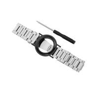 NUOBESTY Bracelet de Montre Acier Inoxydable pour Légères Compatibles Locateur Design Durable pour Âges