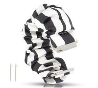 NUOBESTY Bracelet Montre Élastique Zebra Stripe pour Femme de Remplacement Réglables pour Usage et Sportif
