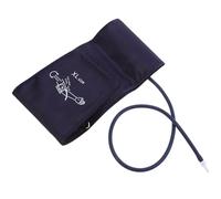 NUOBESTY Brassard de Tensiomètre Xl pour Bras 22-52 CM Sangle Réglable en Nylon Bleu Marine Remplacement Compatible pour Moniteur de Pression Artérielle Électronique