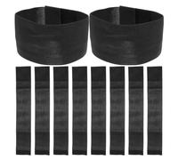 NUOBESTY Brassards de Deuil Design Polyvalent en Polyester Élastiques Noirs Lot de 15 et Structure Élastique, pour Funérailles et Événements Commémoratifs