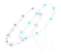NUOBESTY Breloque de Téléphone Floral Lanière Anti-Perte pour Smartphone Sangle de Chaîne Multifonction 2Pcs Solide et pour Filles Motif Coloré