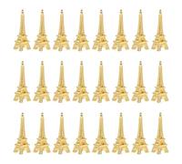 NUOBESTY Breloque en Alliage Doré Vintage 100 Pièces Tour Eiffel | Accessoire Léger à Suspendre, pour Décoration Maison ou Bureau, Création de Bijoux et Porte-clés