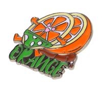 NUOBESTY Broche en Alliage Forme Fruit Cartoon Orange pour Femmes, Épingle Décorative Sécurisant les Fermetures Éclairs, pour Chapeaux et Vestes Lors la Journée du Pull Orange