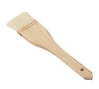 NUOBESTY Brosse Cuisine en Bois Large Poils de Laine Naturelle Pinceau à Huile pour Barbecue et Pâtisserie Outil de Cuisson Polyvalent pour Marinade et Pâtisserie au Bois
