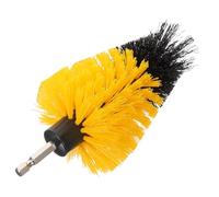 NUOBESTY Brosse De Nettoyage Motorisée Pour Perceuse 5 Pouces Cône Jaune, Tête De Brosse De Polissage Et Nettoyage, Accessoire Polyvalent Pour Salle De Bain, La Cuisine Et Voiture, Usage Intensif