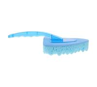 NUOBESTY Brosse Éponge Triangulaire Portable pour Voiture Bleu Manche Ergonomique en Mousse de Polyuréthane pour Lavage Facile et Nettoyage Automobile