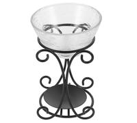 NUOBESTY Brûleur d'Arômes en Fer Porte-Bougie, Four à Huile Essentielle Décoratif, Réchauffeur d'Huile pour Aromathérapie, Diffuseur de Parfum à Huile pour Bureau et Maison, Design