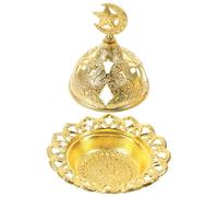 NUOBESTY Brûleur Encens Vintage Électrolytique Style Étoile Porte-Parfum Décoratif pour Salon Bureau Restaurant et Spa Support et Pratique pour Ambiance Relaxante