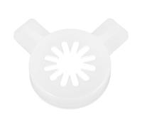 NUOBESTY Buses à Glace pour Machines à Glace en Plastique Réutilisable Embout Forme Flocon Accessoire Compatible pour Distributeurs de Crème Glacée Glacier et Bar à Desserts Usage