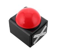 NUOBESTY Buzzer Sonore Noir Compact en Pp pour Jeux de Quiz en Famille Bouton Réponse Rapide et Son Clair, pour Soirées et Compétitions Ludiques