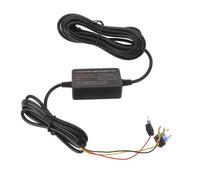 NUOBESTY Câble Abaisseur de Tension pour Caméra Embarquée 12v/24v vers 5v Protection Batterie, Installation Facile en Plastique Noir pour Surveillance de Stationnement