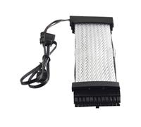 NUOBESTY Câble Alimentation Extension RGB Broches Câble Gainé pour Carte Mère ATX Connecteur Argb Broches