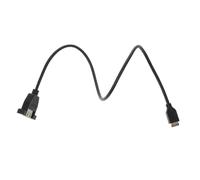 NUOBESTY Câble USB Type E vers USB Mâle avec sur Panneau et Vis pour Fixation Extension pour Carte Mère de Bureau Rapide et Construction