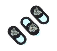 NUOBESTY Cache-Caméra Coulissant Mignon pour Ordinateur Portable Protection Housse Anti-Espionnage 3Pcs Design Chien Ultra- Compatible Tablette et Smartphone