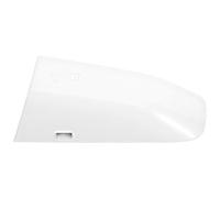 NUOBESTY Cache de Poignée de Porte Côté Conducteur Capuchon de Verrouillage de Poignée de Porte Extérieure Plastique Blanc pour Véhicule Tout- Modèle Compact Facile à Installer