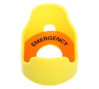 NUOBESTY Cache de Protection Bouton d'Arrêt d'Urgence Dispositif de Sécurité Bouchon de Protection Interrupteur Industriel Compatible Machines Industrielles Couleur Petit Yuanbao