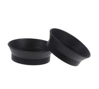 NUOBESTY Cache-oculaire en Caoutchouc pour Microscope et Jumelles, Protection des Yeux, Design Polyvalent, Lot de 2 Pièces Noir, pour Laboratoires et Observations Extérieures
