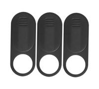 NUOBESTY Caches de Webcam Coulissants Ultra-Fins pour Voiture Modèle 3/y, Protection D'intimité de Cabine, Lot de 3 Pièces Noires, Design Anti-espionnage Pratique et Discret