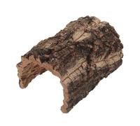 NUOBESTY Cachettes pour Reptiles en liège, cachette de Reptile simulée, Meuble Terrarium terrestre, cachette du Gecko, Tunnel Rustique pour Gecko à crête et lézard, 15 x 11,5 x 8,5